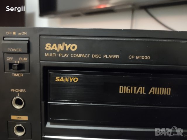 Рядък колекционен CD Sanyo CP M1000, снимка 6 - Ресийвъри, усилватели, смесителни пултове - 38830084