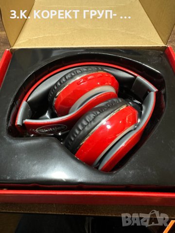 Слушалки bluetooth DeTech STN13 със SD слот и FM, снимка 2 - Bluetooth слушалки - 44463968