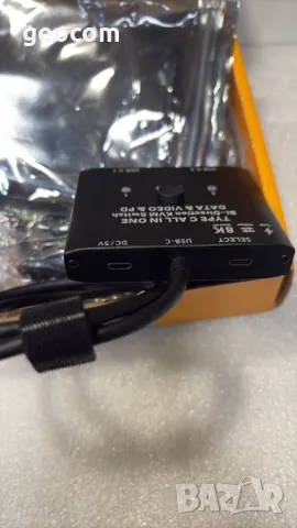 KCEVE C201 Type-C Switch 2in1 Bidirectional Switch (Нов), снимка 4 - Суичове - 49444239