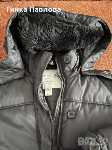 Зимно пухено яке Precious Tyshi 158, снимка 3 - Якета - 52236118