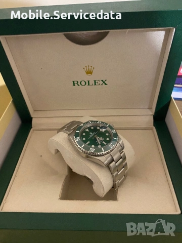 Rolex Submariner Hulk  – кутия + сертификат – перфектно състояние, снимка 5 - Мъжки - 53224732