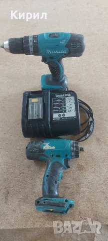 Ударен винтоверт Макита и зарядно, снимка 9 - Винтоверти - 53291111