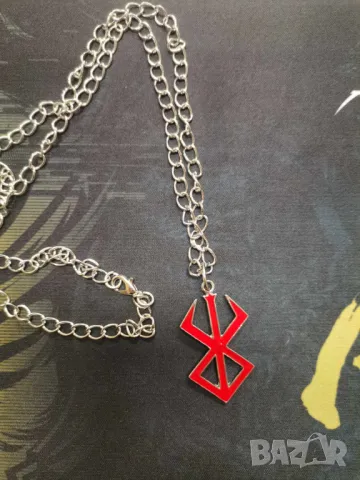 Berserk синджир ланец верижка медальон / БЕРСЕРК / anime, снимка 2 - Колиета, медальони, синджири - 48349873