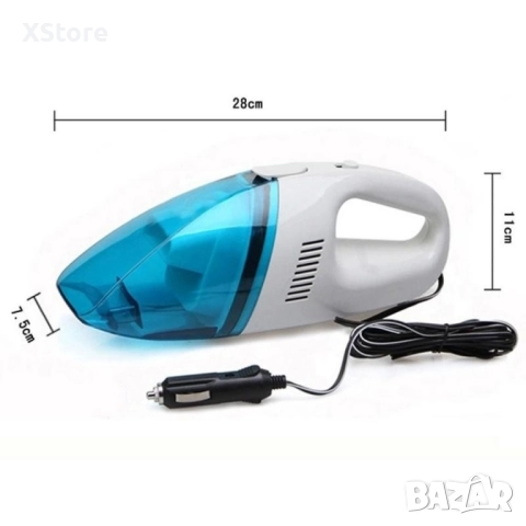 Преносима мини автомобилна прахосмукачка за сухо и мокро почистване, снимка 16 - Аксесоари и консумативи - 52482816