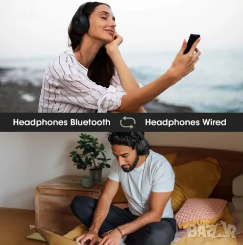 Безжични Bluetooth слушалки DOQAUS, снимка 7 - Слушалки и портативни колонки - 48492183