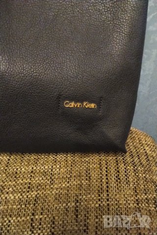 calvin klein нова чанта естествена кожа РАЗПРОДАЖБА, снимка 5 - Чанти - 35994711