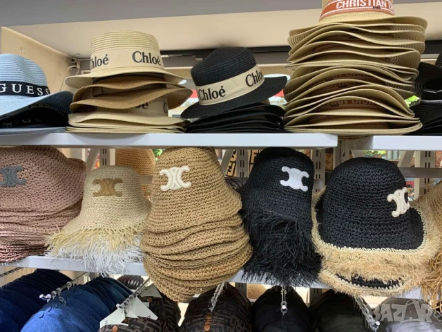 плажни шапки/ каперси miu miu celine loewe 