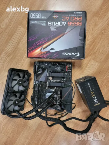 Corsair 750w ryzen 3900x 32gb 3200mhz Aorus b550 WiFi