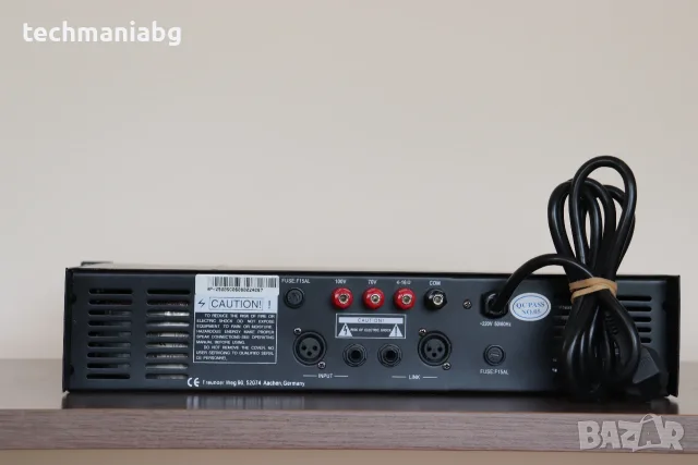 Професионален PA усилвател HED AP-2500 – 660W / 100V / 70V / 4-16Ω, снимка 3 - Ресийвъри, усилватели, смесителни пултове - 56225680