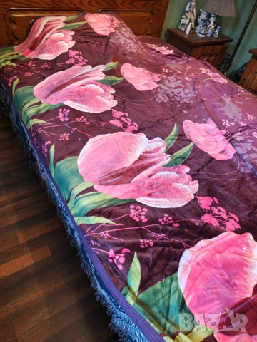 Ново меко поларено одеало или шалте, снимка 3 - Олекотени завивки и одеяла - 51696310