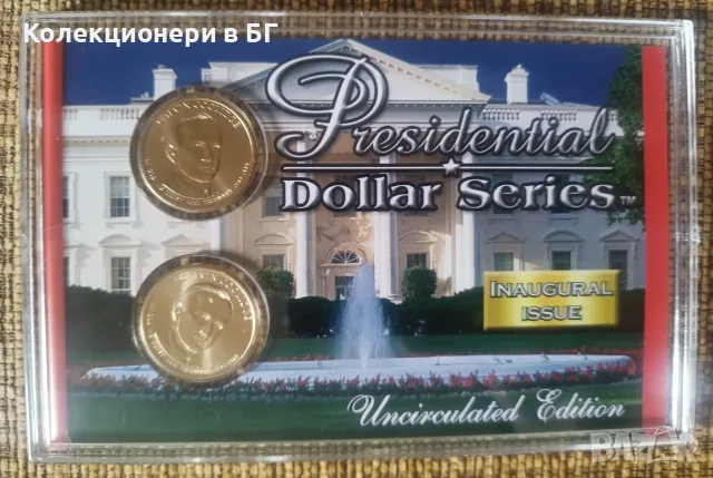 СЕТ ОТ САЩ - „PRESIDENTIAL DOLLARS“ 2014 /виж описанието/, снимка 3 - Нумизматика и бонистика - 56057841