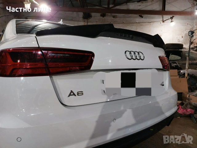 Карбонов спойлер за Ауди А6 С7, снимка 3 - Части - 53390764