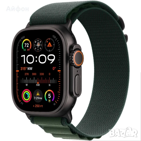 НОВ!/*ЛИЗИНГ*/ Apple Watch Ultra 2 Black 49mm iwatch Часовник, снимка 3 - Смарт гривни - 51116001