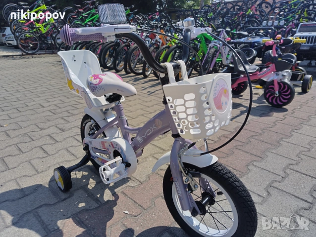 BYOX Велосипед 12" PRINCESS виолет, снимка 12 - Велосипеди - 53531712