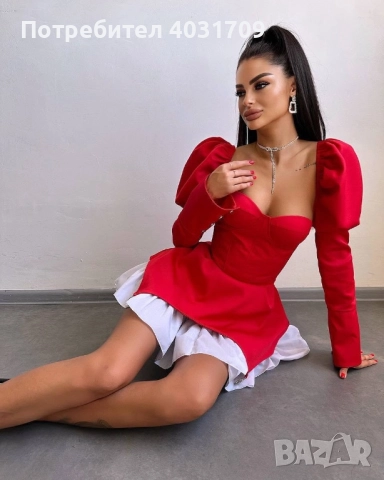 Дамска рокля , снимка 3 - Рокли - 52660753