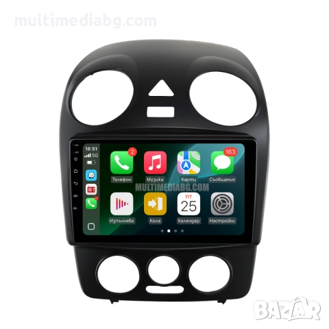 Volkswagen Beetle 2001-2010 Мултимедия Навигация Android