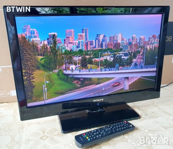 Телевизор - HITACHI 22 Inch - Full HD - LED - USB !, снимка 2 - Телевизори - 52302171
