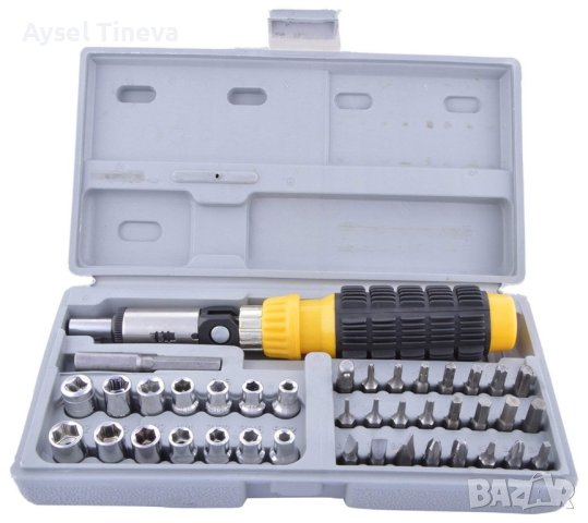 Комплект инструменти AIWA в кутия 41 бр, снимка 1 - Други инструменти - 44250118