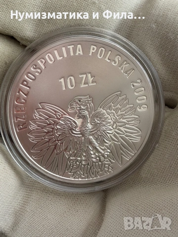 Сребърна монета 10 злоти всенародни избори Полша, снимка 2 - Нумизматика и бонистика - 53752715