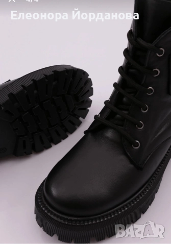 Нови боти естествена кожа , снимка 2 - Дамски боти - 52580096