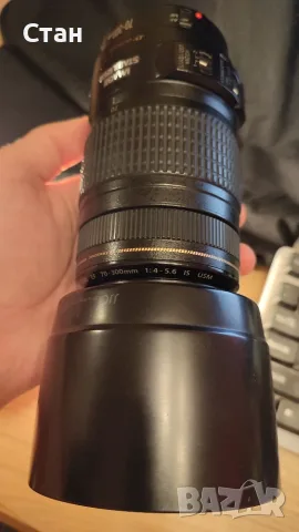 Обектив Canon EF 70-300mm f/4-5.6 IS USM, снимка 7 - Обективи и филтри - 55781786