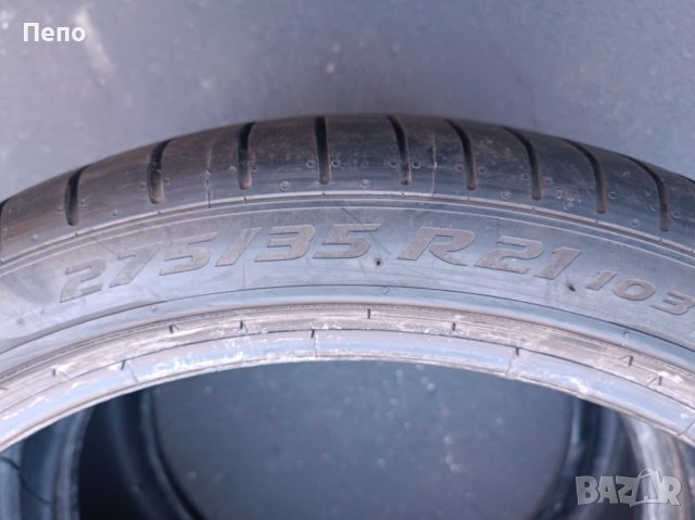 2бр. летни гуми 275/35/21 Pirelli дот 2022г, снимка 3 - Гуми и джанти - 41039513