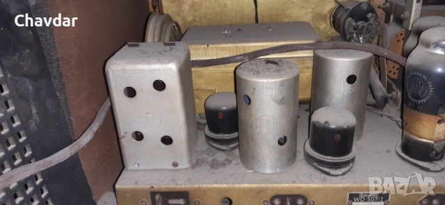 Стари лампови радиа - LIMOPHON WD 507 - Bruckner&Stark NURNBERG, снимка 6 - Антикварни и старинни предмети - 52527471