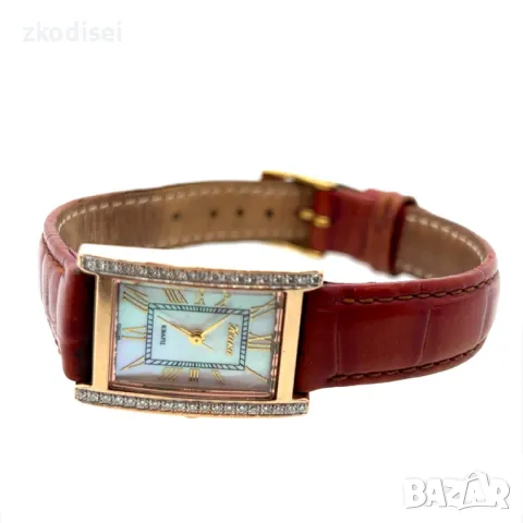 Златен часовник с брилянти 6,75гр. 14кр. проба:585 с 38 брилянта, снимка 6 - Дамски - 47850406