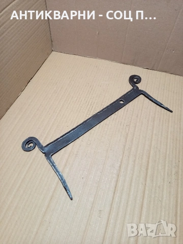 Соц Старо Ръчно Ковано Градинско Стъргало. НОМЕР 757., снимка 2 - Антикварни и старинни предмети - 53566876