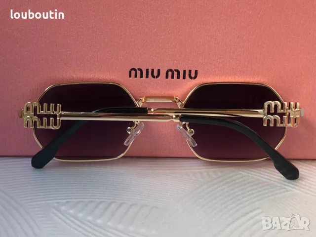 Miu 2024 дамски слънчеви очила осмоъгълни 3 цвята, снимка 14 - Слънчеви и диоптрични очила - 48004668