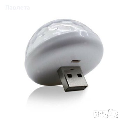 Светеща диско топка с USB порт, снимка 5 - Други - 42155546