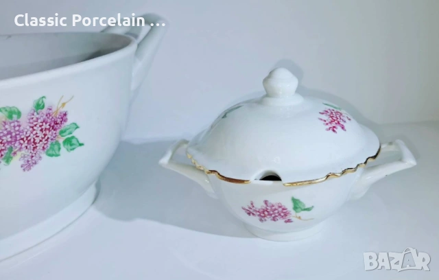 ДУЛЕВО „СИРЕНЬ“ – КОЛЕКЦИОНЕН РУСКИ ПОРЦЕЛАН, снимка 6 - Сервизи - 53097687