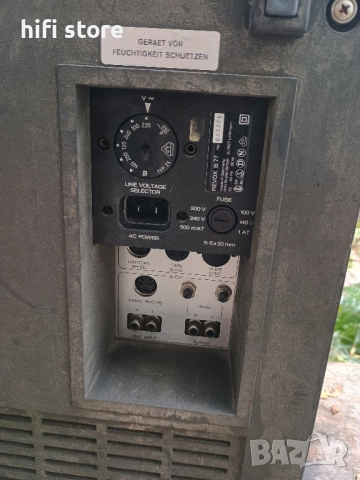 Revox B77 MK I reel-to-reel tape recorder, снимка 12 - Декове - 52827716