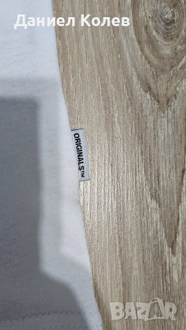 Mъжка бяла тениска Jack & Jones Relaxed Fit - Чисто нова!, снимка 5 - Тениски - 51103744