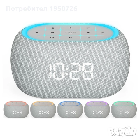 Цифров часовник с радио и Bluetooth говорител, снимка 2 - Bluetooth тонколони - 53099973