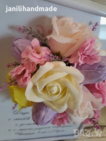 3Д рамки, цветя, 8ми март, рози, снимка 8 - Подаръци за жени - 53230088