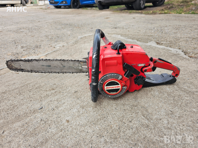 МОТОРНА РЕЗАЧКА  JONSERED /HUSQVARNA. ПЕРФЕКТНА , снимка 2 - Градинска техника - 44532749