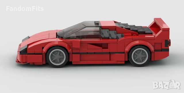 Сглобяема количка Ferrari F40, снимка 3 - Конструктори - 52888088