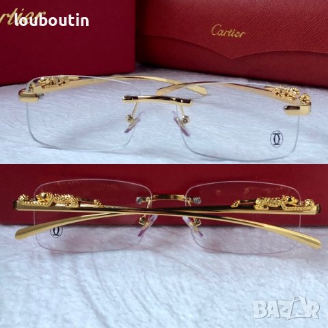 Cartier висок клас слънчеви очила Мъжки Дамски слънчеви 4 цвята, снимка 2 - Слънчеви и диоптрични очила - 41958221