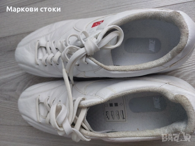 Nike бутонки №42 – естествена кожа, носени веднъж, с турско знаме, снимка 4 - Спортни обувки - 51868400