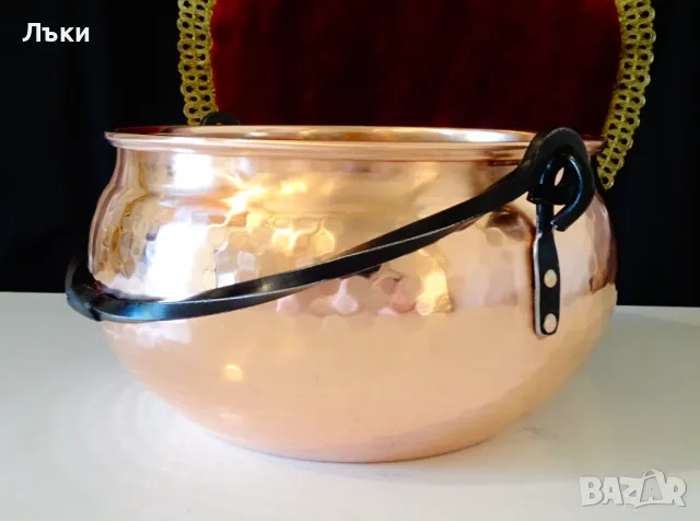 Медна тенджера Vinora,котле,менче 4 литра. 