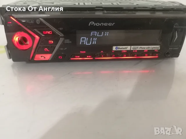 Радио за кола CD - Pioneer MVH-S300BT / Bluetooth /4 x 50 W, снимка 3 - Аксесоари и консумативи - 55898942