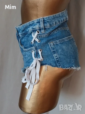 S/M/L Къси,накъсани дънки , снимка 6 - Дънки - 50993715