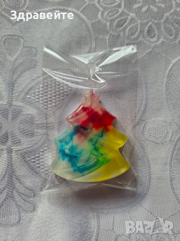 Коледни глицеринови сапунчета за подаръци, снимка 4 - Коледни подаръци - 52676365