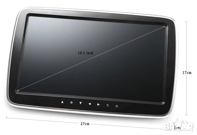 Многофункционален Монитор за кола 10.1 инча HD TFT LCD Color Monitor / Вграждане на седалката, снимка 7 - Аксесоари и консумативи - 34185734