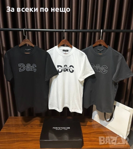 Dolce&Gabbana Мъжка Тениска👕Мъжка Блуза С Къс Ръкав - Различни Цветове Код Mens P.143, снимка 3 - Тениски - 53823223