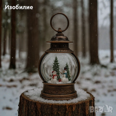 Коледен снежен глобус, снимка 11 - Декорация за дома - 52358840