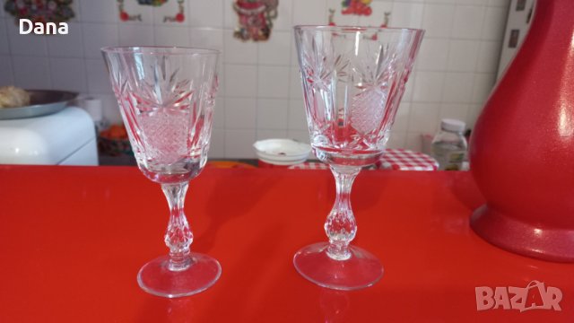 Кристални чаши, снимка 1 - Чаши - 39211509