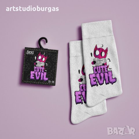 Забани чорапи ( с възможност персонализиране с ваш дизайн ), снимка 8 - Дамски чорапи - 41357778