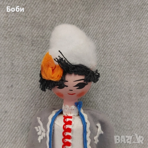 Стара Соц Българска Битова Кукла Ерген - 27см, снимка 2 - Колекции - 51786274